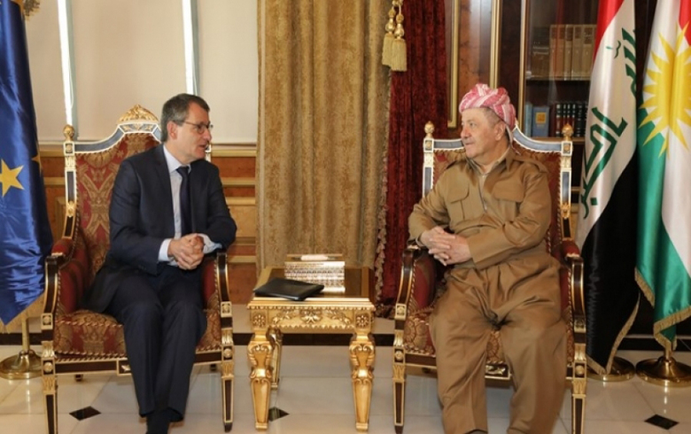 الرئيس بارزاني يجدد قلقه على مستقل الشعب الكوردي في كوردستان سوريا