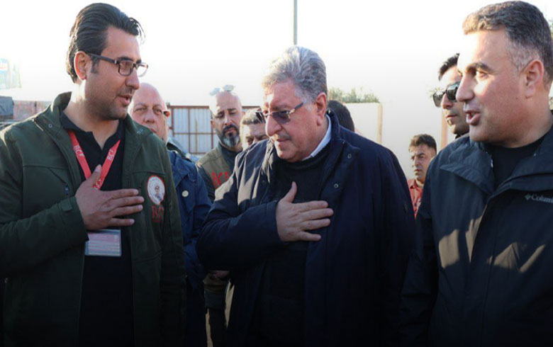 جنديرس.. رئيس الائتلاف الوطني السوري يشكر مؤسسة بارزاني الخيرية