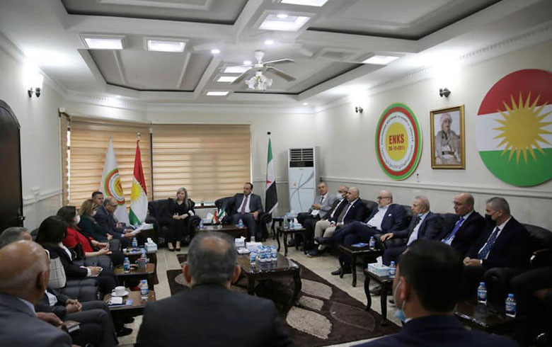 وفد من الائتلاف الوطني يلتقي ممثلية ENKS بإقليم كوردستان  وفد من الائتلاف الوطني يلتقي ممثلية ENKS بإقليم كوردستان