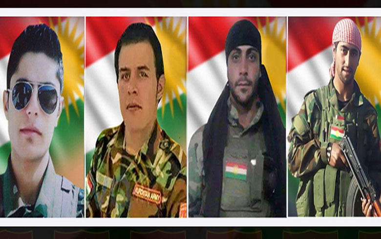 الذكرى السنوية السابعة لاستشهاد أربعة مقاتلين من قوات بيشمركة لشكرى روج