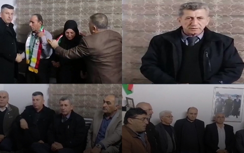 وفد من الحزب الديمقراطي الكوردستاني- سوريا يزور منزل الشهيد نيجيرفان عطا محمد سليمان