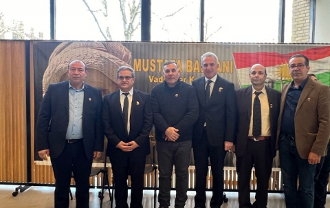 Rêxistina PDK-Sê ya Holendayê beşdarî di 45 saliya koça dawî ya Barzaniyê nemir de kir