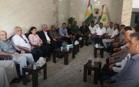 سكرتير الحزب  الديمقراطي الكوردستاني – سوريا يعقد سلسلة اجتماعات تنظيمية من كوباني إلى ديرك