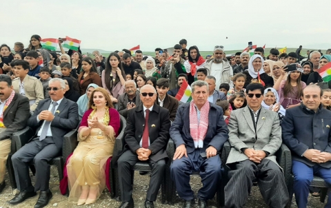 منظمات الحزب الديمقراطي الكوردستاني - سوريا في دهوك تحتفل بعيد نوروز 