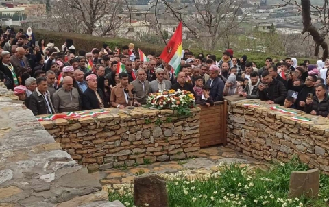 Rêxistina Kewregoskê ya Partiya Demokrata Kurdistan - Sûriya serdana gorên nemiran li devera Barzan kir