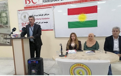منظمة گويلان للحزب الديمقراطي الكوردستاني _سوريا تعقد ندوة تنظيمية وسياسية في مخيم گويلان