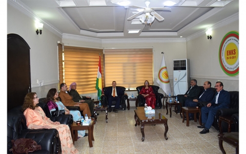 ممثلية المجلس الوطني الكوردي بإقليم كوردستان تستقبل نائب رئيس الائتلاف