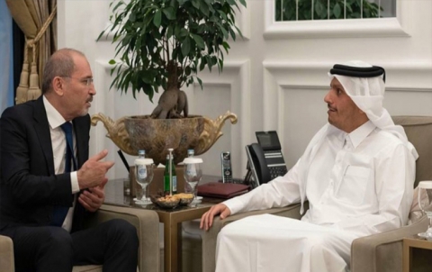وزير الخارجية القطري ونظيره الأردني يبحثان الملف السوري في الدوحة