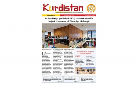 Rojnameya Kurdistan bi hijmara 257 beşê Kurdî derket 