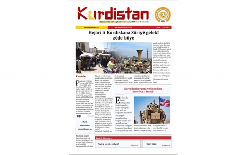 Rojnameya Kurdistan bi hijmara 263 beşê Kurdî derket