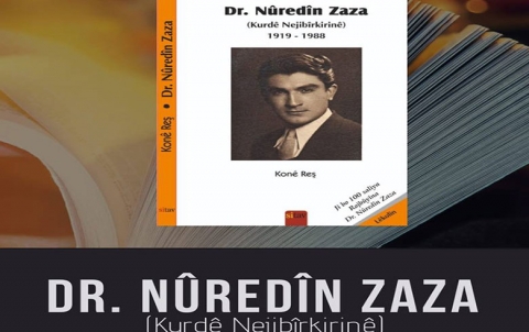 Di 100 Saliya Rojbûna Dr. Nûredîn Zaza de, Nivîskar Konê Reş pirtûkek berhev kir