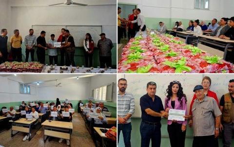 BCFê derçûyên xulên zimanê kurdî li Efrînê xelat kirin