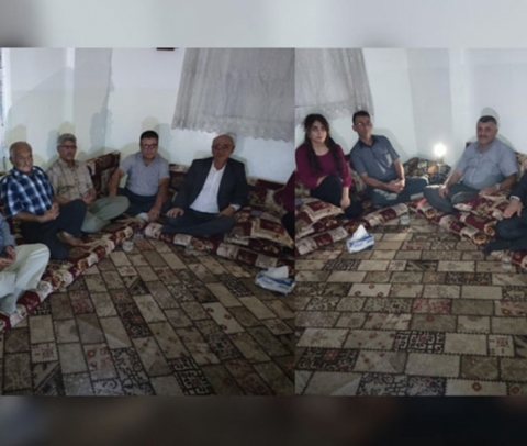 منظمة دهوك  للحزب الديمقراطي الكوردستاني - سوريا تزور ابنة القيادي الراحل محمد أمين عباس
