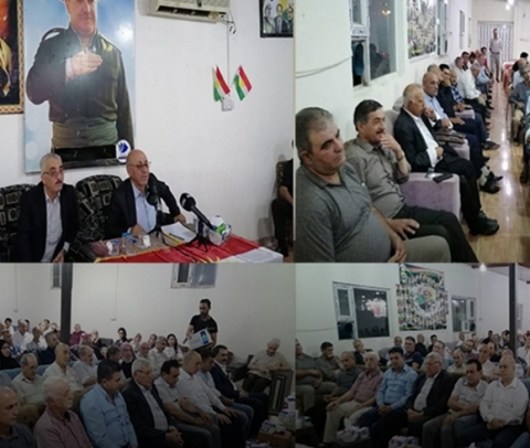منظمة دهوك للديمقراطي الكوردستاني-سوريا تنظم ندوة جماهيرية عن ثورة أيلول المجيدة