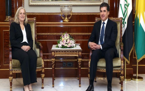 رئيس إقليم كوردستان والسفيرة الأمريكية الجديدة يؤكدان أهمية تعزيز العلاقات بين الجانبين