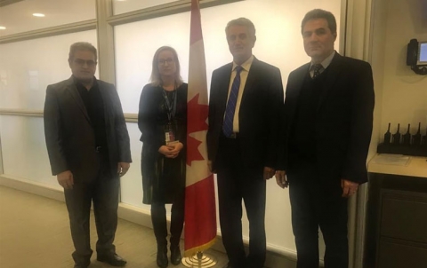 ENKSê li gel nûnera Keneda ya taybet ji bo Sûriya civiya