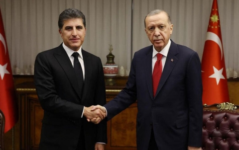 نيجيرفان بارزاني يلتقي أردوغان ويؤكد استعداد إقليم كوردستان لتقديم المزيد من المساعدة