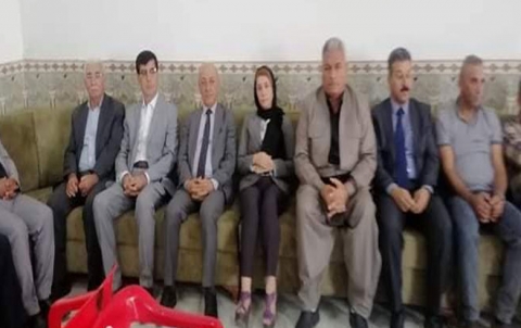 وفد من الحزب  الديمقراطي الكوردستاني - سوريا يشارك في مجلس عزاء المناضل عوني نعمت في زاخو