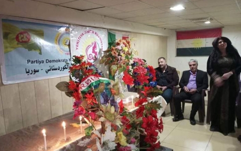 قامشلو.. اتحاد نساء كوردستان - سوريا يقيم أربعينية شيرين حسين