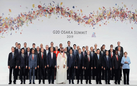 افتتاح قمة العشرين في اليابان 