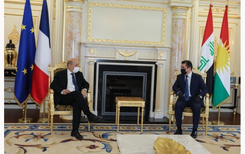 مسرور بارزاني يتلقى دعوة لزيارة فرنسا 