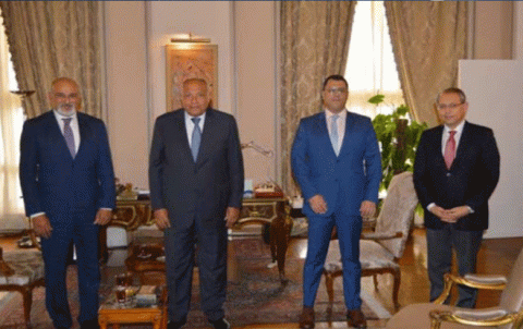 وزير الخارجية المصري يلتقي ممثلي مجموعة القاهرة في هيئة التفاوض