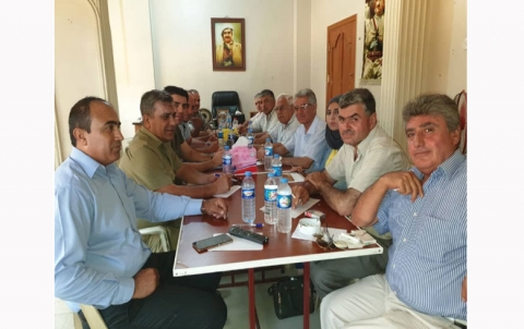 مسؤول مكتب الإعلام المركزي للحزب الديمقراطي الكوردستاني- سوريا يلتقي مع إعلاميي الحزب