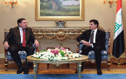 رئيس إقليم كوردستان والسفير البريطاني يبحثان أوضاع المنطقة