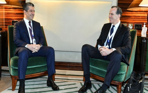 رئيس حكومة إقليم كوردستان يجتمع مع بريت ماكغورك