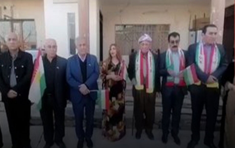 زاخو.. الحزب الديمقراطي الكوردستاني - سوريا يحيي يوم العلم الكوردستاني