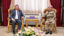 الرئيس بارزاني يستقبل السياسي السوري محمود المسلط 