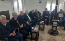 وفد من الحزب الديمقراطي الكوردستاني - سوريا يزور مجلس عزاء برزان مرعي