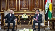 مسرور بارزاني يلتقي سفير أرمينيا لدى العراق ويناقش معه تعزيز العلاقات بين إقليم كوردستان وأرمينيا