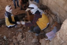 الدفاع المدني السوري: عثرنا على رفات بشرية في ريف دمشق الشرقي