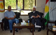 ممثلية ENKS بإقليم كوردستان تستقبل الشيخ مرشد محمد معشوق الخزنوي بمقرها في هولير