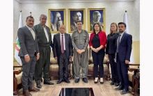 وفد من لجنة العلاقات الخارجية لممثلية  ENKS في إقليم كوردستان يلتقي ممثل الحزب الديمقراطي كردستان- إيران 