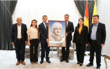 Şandeke Partiya Demokrata Kurdistan – Sûriya serdana Ofîsa Rêxistina Dihokê ya Partiya Demokrata Kurdistanê kir