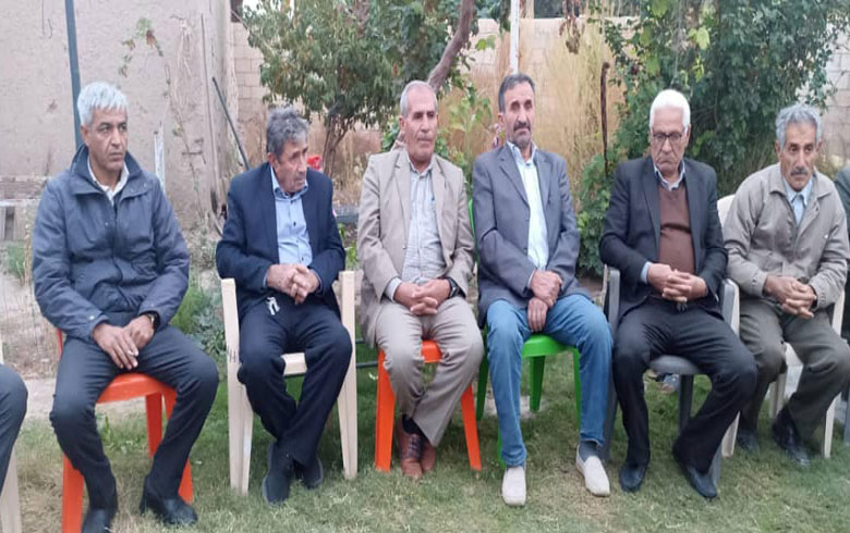 وفد من مجلس محلية كركي لكي لـ ENKS يزور منزل الشخصية السياسية الراحل  إبراهيم حاجي  في قرية تل جمال 